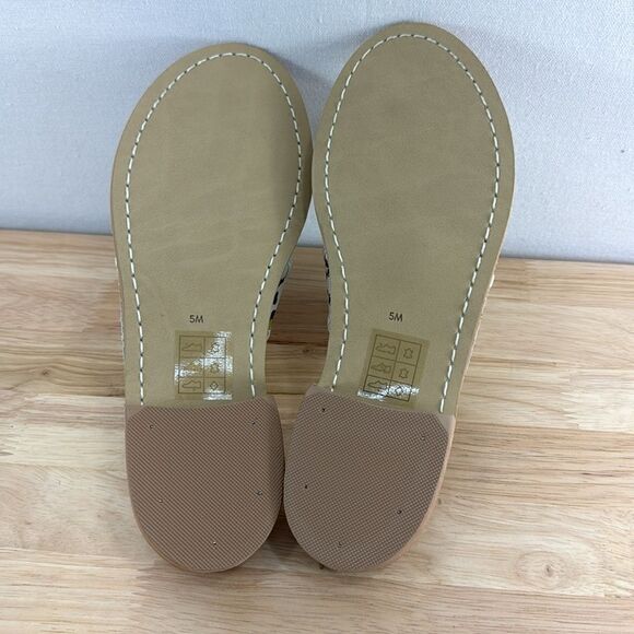 Jack Rogers Jacks Flat Sandals- Neon Green Leopard- Size 5- NIB - Picture 4 of 5